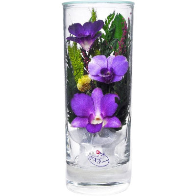 Орхидея в стеклянной колбе Orchid in a glass flask
